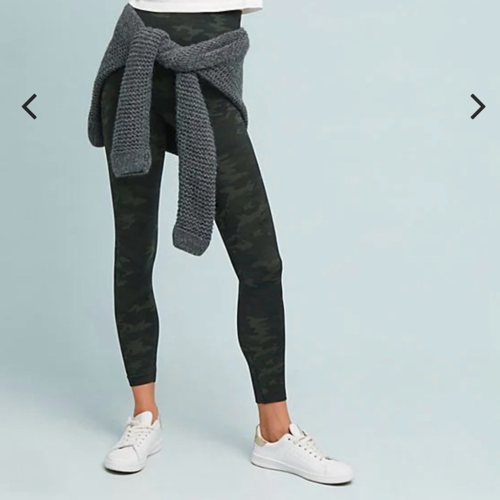 SPANX Black Camo Leggings